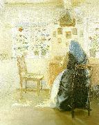 Anna Ancher, solskin i stuen